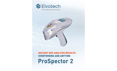 ElvaX - Model ProSpector 2 - Portable Handheld EDXRF Metal Analyzer - Brochure