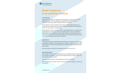 ElvaX ProSpector in Air Pollution Analysis - Brochure