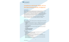Compliance with RoHS, WEEE, ELV on the spectrometers ElvaX, ProSpector - Brochure