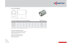 Model CP01-M10 - 100mm Diameter Spigotted Silencer Brochure