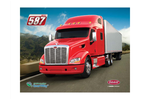 Peterbilt - Model 587 - Fuel Efficient Trucks Brochure