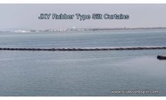 JXY Rubber Type Silt Curtain For Sediment and Alga Control - Video