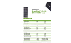 Astronergy - CHSM5409M Series - Crystalline PV ModuleBrochure