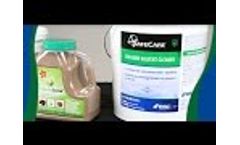 CSR-3000 & GreenSorb 2-Step Stain Removal on Concrete Floor Video