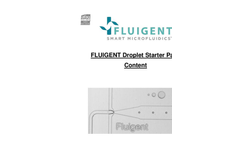 Fluigent - Droplet Starter Pack - Brochure