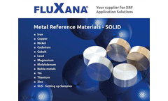 Fluxana - Metal Reference Materials - Solid - Catalogue