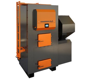 TURBO - Model 200, 300, 500 kW. - Self Cleaning Pellet Heating Boilerwith Full Automation
