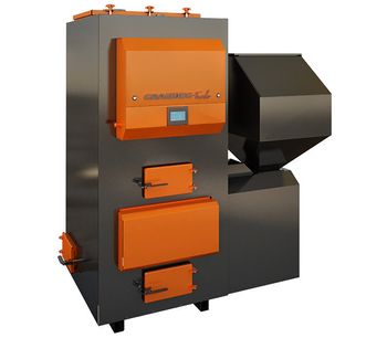 TURBO - Model 70, 100 kW - Self-Cleaning Pellet Heating Boiler With Full Automation