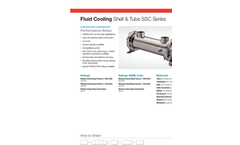 TTP - Model SSC Series - Fluid Water Cooling Tube Brochure
