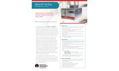 Ultra DI - Model 20 Plus - 20 nm Liquid Optical Particle Counter - Datasheet