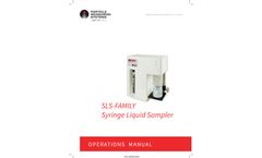 SLS-Family Syringe Liquid Sampler - Operations Manual