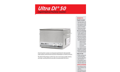 Ultra DI - Model 50 - Liquid Optical Particle Counter - Specification Sheet