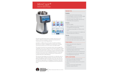 MiniCapt - Mobile Microbial Air Sampler - Specification Sheet