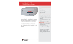 AirSentry II Point-of-Use Ion Mobility Spectrometer (IMS) - Specification Sheet