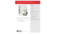 PMS - Model 1040, 1100, 1200, 1300, 1500, 2000 - Syringe Liquid Particle Sampler (SLS) - Specification Sheet