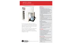 PMS - Model APSS-2000 - Liquid Particle Counter for USP 788 - Specification Sheet