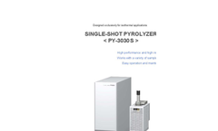 Frontier - Model PY-3030S - Single-Shot Pyrolysis System - Brochure