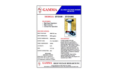 Gamma - Model HVD100 - HVDIOOS - Instruments Brochure
