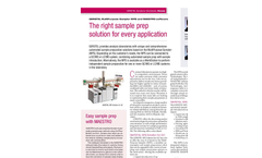 Gerstel - Model SPME - Solid Phase Microextraction System - Brochure