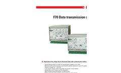 Model F70 - Radio Telecontrol System Brochure