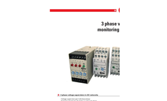 3 Phase Voltage  Monitoring Relays System-EUW 3 