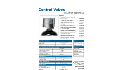 Model 300 Series - Control Valve Brochure
