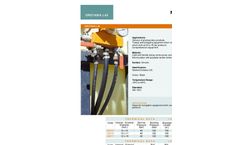 Oroflex Flow - Highly Efficient Extruded Rubber Lay Flat Hose - Brochure