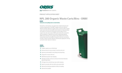 Model NPL 280 - Organic Waste Carts and Bins Brochure