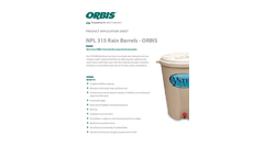 Model NPL 315 - Rain Barrels Brochure