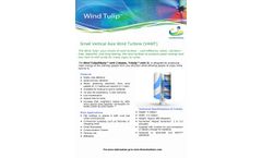 Wind Tulip - Small Vertical Axis Wind Turbine (VAWT) - Brochure