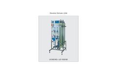 Model UO 600 ND-UO 1500 ND - Reverse Osmosis Units  Brochure