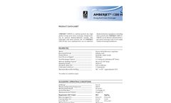 AMBERJET - 1200 H - Strong Acid Cation Exchanger Datasheet