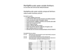 HortipHix - Acidic Water-Soluble Fertilisers Brochure