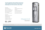 Bluline - Model G3 - Countertop Replacement Filter Brochurer Brochure