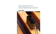 Kett - Model HM530 - Non-Destructive Wood Moisture Tester Datasheet