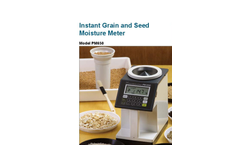 Model PM650 - Advanced Portable Seed Moisture and Grain Moisture Meter Brochure