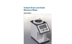 Model PM450 - Instant Grain and Seed Moisture Meter Brochure