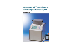 Model AN820 - Infrared Transmittance Rice Composition Analyzer - Brochure