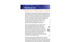 Preciseflex - Model PF400 - Collaborative SCARA Robot Datasheet