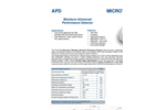 Microtron - Model APD - Miniature Advanced Performance Detector Brochure