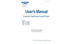 FreeZone Benchtop Freeze Dryers - Manual