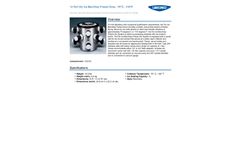Labconco - Model 7522700 - 12 Port Dry Ice Benchtop Freeze Dryer, -75??C, -103??F - Datasheet
