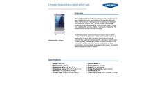 Labconco - Model 3400000 - 3` Protector Evidence Drying Cabinet with UV Light - Datasheet