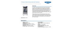 Labconco - Model 3400010 - 3` Protector Evidence Drying Cabinet with Washdown - Datasheet