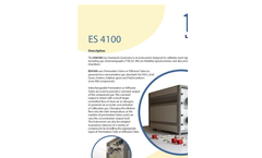 Gas Standards Generator ES 4100 Brochure