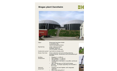 Biogas Plant Dannheim Datasheet
