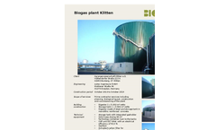 Biogas Plant Klitten Datasheet