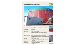 Biogas Plant Olbersdorf Brochure