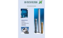 Hi-Tech - Pleated Dust Filter Cartridges - Datasheet