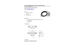 Savant - FS-3000A - Mini Flow Sensor with Reed Switch Brochure